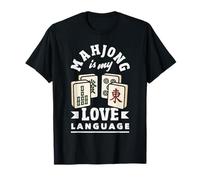 Its Mahjong Time Floral Tiles Mahjong Lovers T-Shirt