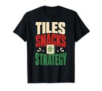 Its Mahjong Time Floral Tiles Mahjong Lovers T-Shirt
