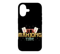 It's Mahjong Time Retro Tile Game Social Club Mahjong Player Coque pour iPhone 17