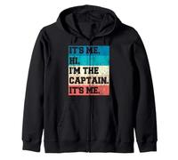 It's me Hi. I'm the Captain, It's me. Hommes Femmes Manches courtes Sweat à Capuche