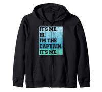 It's me Hi. I'm the Captain, It's me. Hommes Femmes Manches courtes Sweat à Capuche