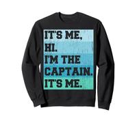 It's me Hi. I'm the Captain, It's me. Hommes Femmes Manches courtes Sweatshirt