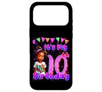 It's My 10th Birthday African American Black Girl 10 Year Old Coque pour iPhone 17 Pro Max