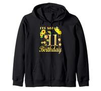 It's My 11th Birthday - Jolie Tournesol Girl Sweat à Capuche