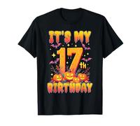 It's My 17th Birthday Party 17 Year Old Halloween Pumpkin T-Shirt