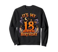 It's My 18th Birthday Halloween Haunted House Pumpkin Party Sweatshirt
