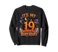 It's My 19th Birthday Halloween Haunted House Pumpkin Party Sweatshirt