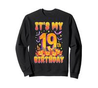 It's My 19th Birthday Party 19 Year Old Halloween Pumpkin Sweatshirt
