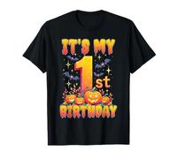 It's My 1st Birthday Party 1 Year Old Kids Halloween Pumpkin T-Shirt
