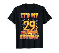 It's My 29th Birthday Party 29 Year Old Halloween Pumpkin T-Shirt
