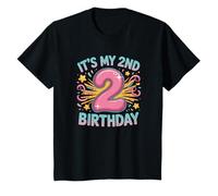 It's My 2nd Birthday Girl 2 Year Old Toddler Birthday Birthday T-Shirt