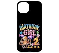 It's My 2th Birthday Octopus 2 Year Old Party Garçons Filles Coque pour iPhone 15 Plus
