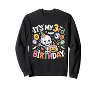 It's My 3rd Birthday Squelette Halloween pour Tout-Petit garçon Fille Sweatshirt