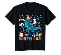 It's My 3th Birthday Happy 3 Year T-Rex T-Shirt
