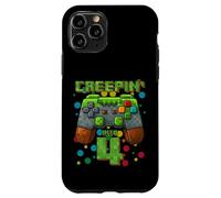 It's My 4th Birthday Boy Gamer Creepin' Into 4 Gamer Pixel Coque pour iPhone 11 Pro