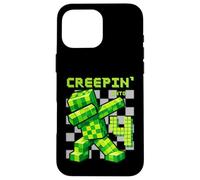 It's My 4th Birthday Boy Gamer Creepin' Into 4 Gamer Pixel Coque pour iPhone 16 Pro Max