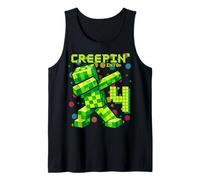 It's My 4th Birthday Boy Gamer Creepin' Into 4 Gamer Pixel Débardeur