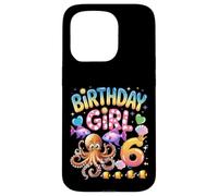 It's My 6th Birthday Octopus 6 Year Old Party Garçons Filles Coque pour iPhone 15 Pro