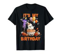 It's My 7th Birthday Cute Ghost Boo 7 Years Old Halloween T-Shirt