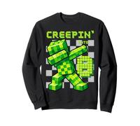 It's My 8th Birthday Boy Gamer Creepin' Into 8 Gamer Pixel Sweatshirt