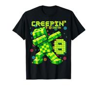 It's My 8th Birthday Boy Gamer Creepin' Into 8 Gamer Pixel T-Shirt