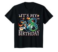 It's My 8th Birthday Dragon Party Dragon Lover 8 Ans T-Shirt