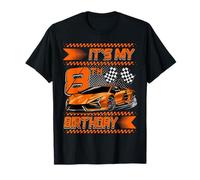 It's My 8th Birthday Race Car Party Outfit 8 Year Old Boys T-Shirt
