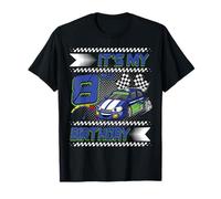 It's My 8th Birthday Race Car Party Outfit 8 Year Old Boys T-Shirt