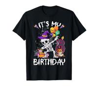 It's My 8th Birthday Skeleton Lover 8 Year Old Boys Girls T-Shirt
