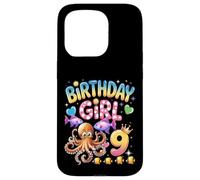 It's My 9th Birthday Octopus 9 Year Old Party Garçons Filles Coque pour iPhone 15 Pro
