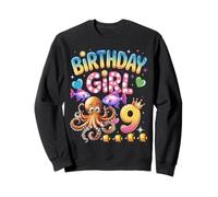 It's My 9th Birthday Octopus 9 Year Old Party Garçons Filles Sweatshirt
