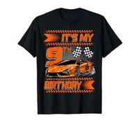 It's My 9th Birthday Race Car Party Outfit 9 Year Old Boys T-Shirt