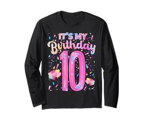 It's My Birthday 10 Year Old Girl Ten Year Old Outfit Manche Longue