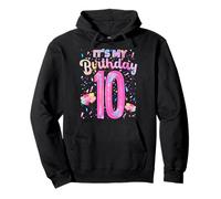 It's My Birthday 10 Year Old Girl Ten Year Old Outfit Sweat à Capuche