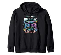 It's My Birthday Boy Time to Level Up Jeu vidéo Cadeau Garçon Sweat à Capuche