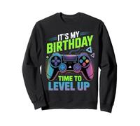 It's My Birthday Boy Time to Level Up Jeu vidéo Cadeau Garçon Sweatshirt