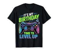 It's My Birthday Boy Time to Level Up Jeu vidéo Cadeau Garçon T-Shirt
