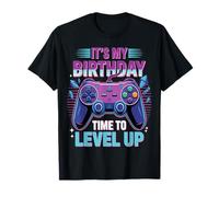 It's My Birthday Boy Time to Level Up Jeu vidéo Cadeau Garçon T-Shirt