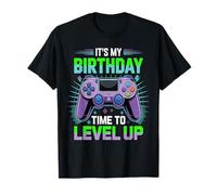 It's My Birthday Boy Time to Level Up Jeu vidéo Cadeau Garçon T-Shirt