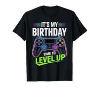 It's My Birthday Boy Time to Level Up Jeu vidéo Cadeau Garçon T-Shirt