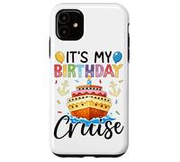 It's My Birthday Cruise Birthday Cake Cruise Ship Coque pour iPhone 11