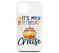 It's My Birthday Cruise Birthday Cake Cruise Ship Coque pour iPhone 13