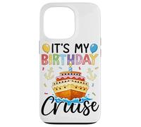 It's My Birthday Cruise Birthday Cake Cruise Ship Coque pour iPhone 13 Pro