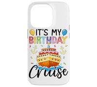 It's My Birthday Cruise Birthday Cake Cruise Ship Coque pour iPhone 14 Pro