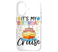 It's My Birthday Cruise Birthday Cake Cruise Ship Coque pour iPhone 17