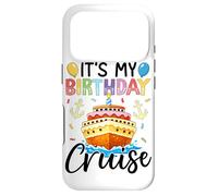 It's My Birthday Cruise Birthday Cake Cruise Ship Coque pour iPhone 17 Pro