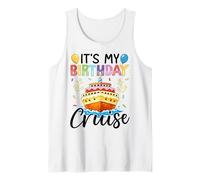 It's My Birthday Cruise Birthday Cake Cruise Ship Débardeur