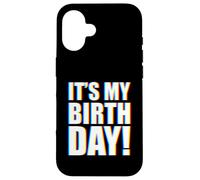 It's My Birthday EDM Coque pour iPhone 16