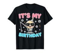 It's My Birthday Fishing Reel It in Angler Vibes T-Shirt