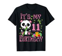 It's my birthday Girl Panda pour fille de 11 ans T-Shirt